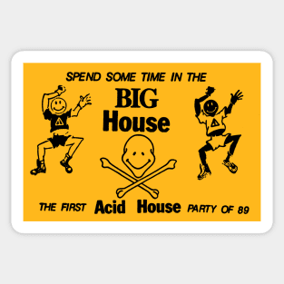 Acid House 1989 Flyer Tribute Art Sticker